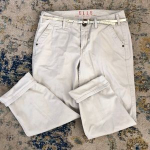 Women’s Capri Pants Elle Sz 8 Tan Minty!